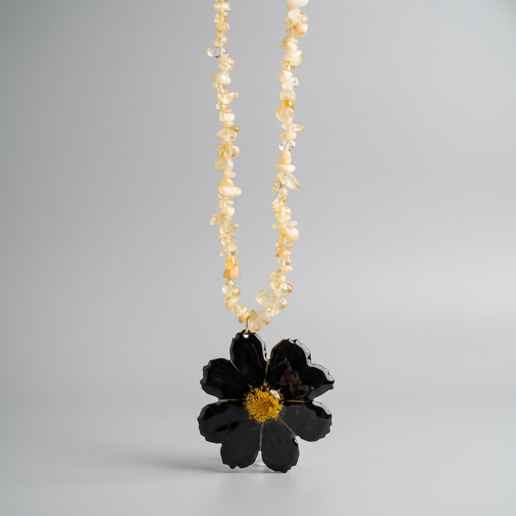 Collar largo margarita