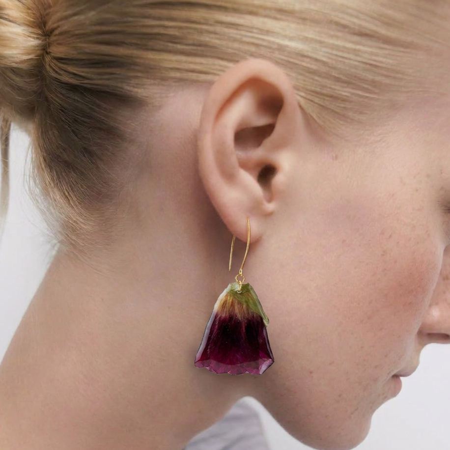 Pendientes flor