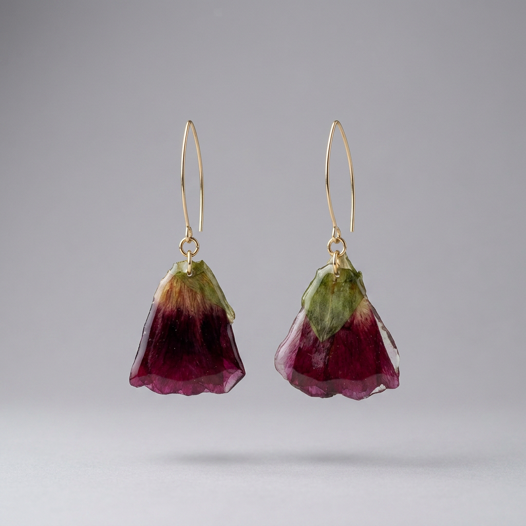 Pendientes flor