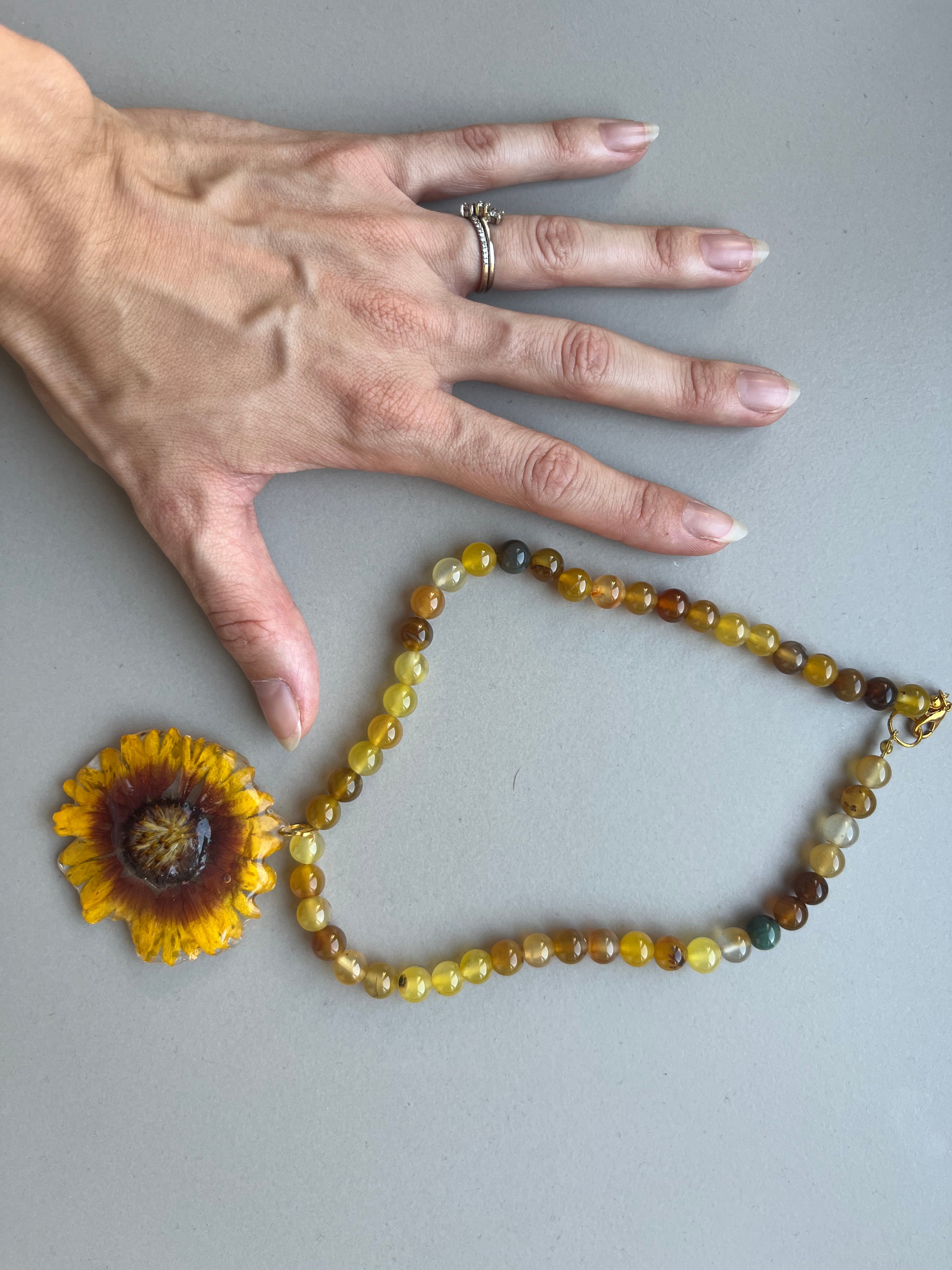 Collar corto margarita duo