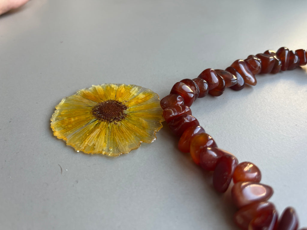 Collar piedras grandes margarita