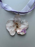 Gargantilla cinta orquídea