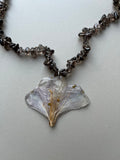 Collar corto flor bígaro