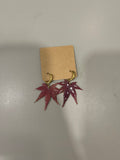 Pendientes hojas