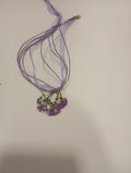 Gargantilla cuerda lavanda