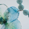 Collar corto orquídea azul