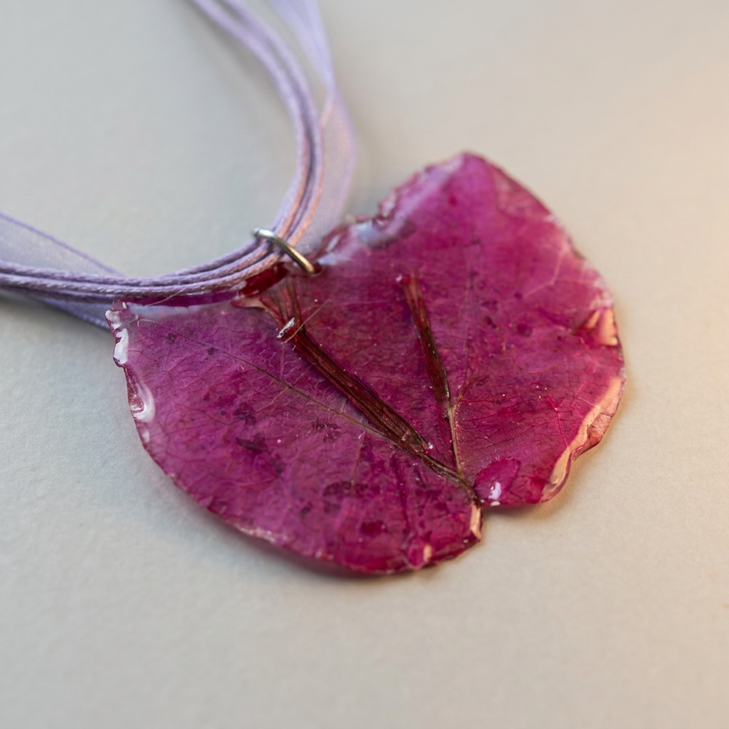 Collar corto buganvilla