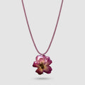 Collar corto cadena rosa