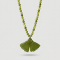 Collar corto ginkgo biloba