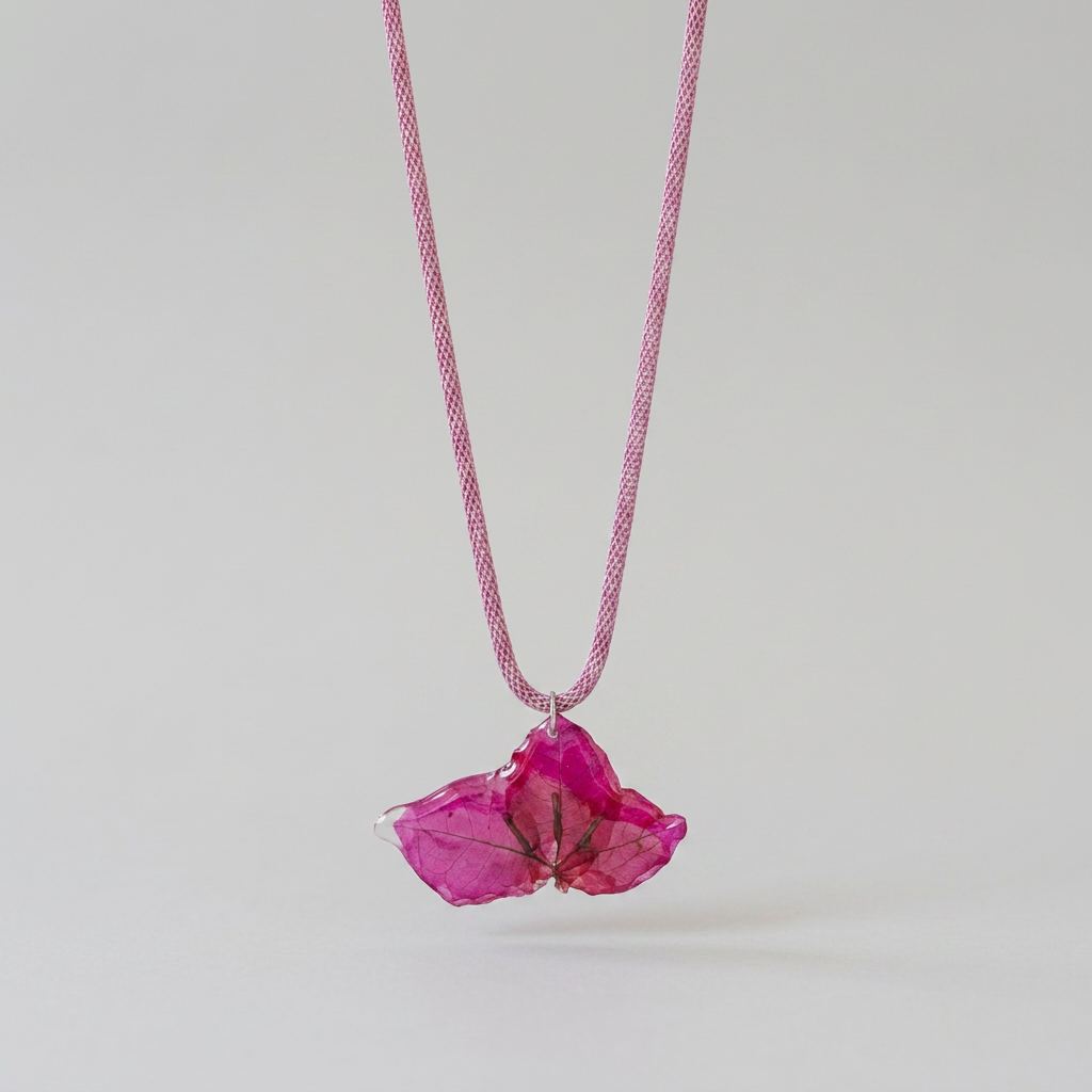 Collar corto buganvilla