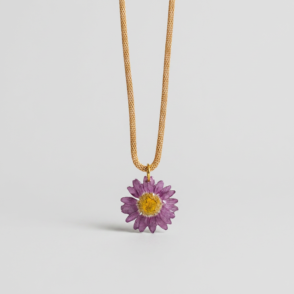 Collar corto margarita pequeña