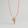 Collar corto goma clavelina